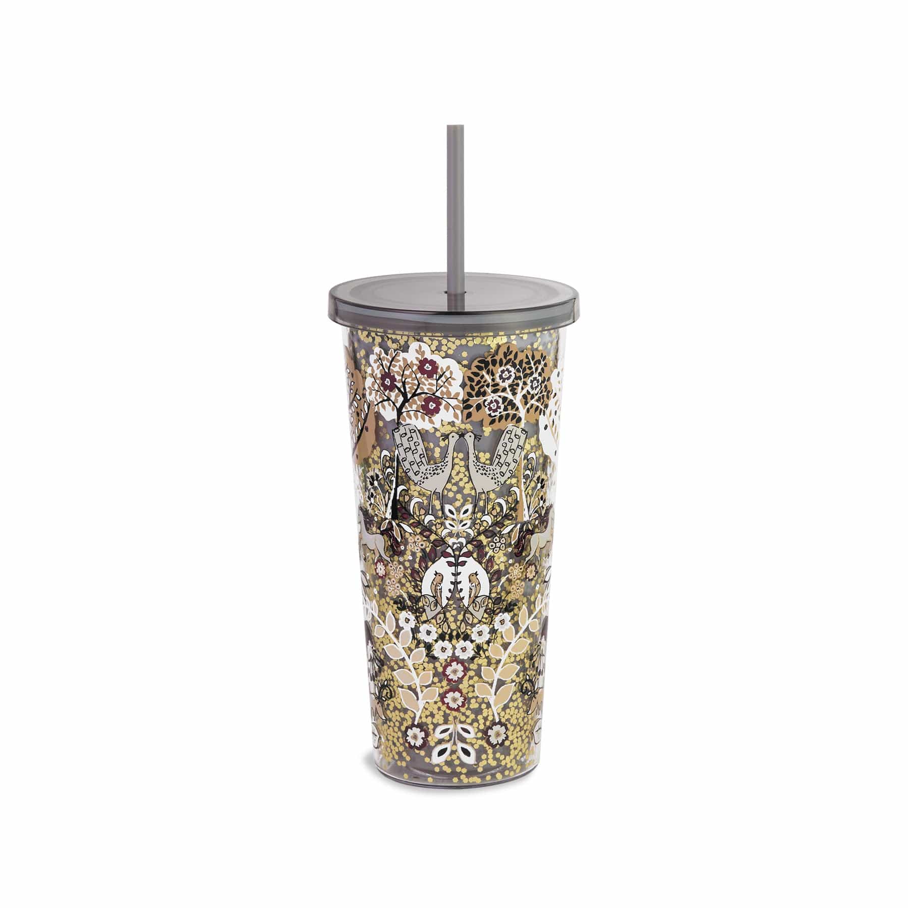 Double Wall Tumbler with Straw