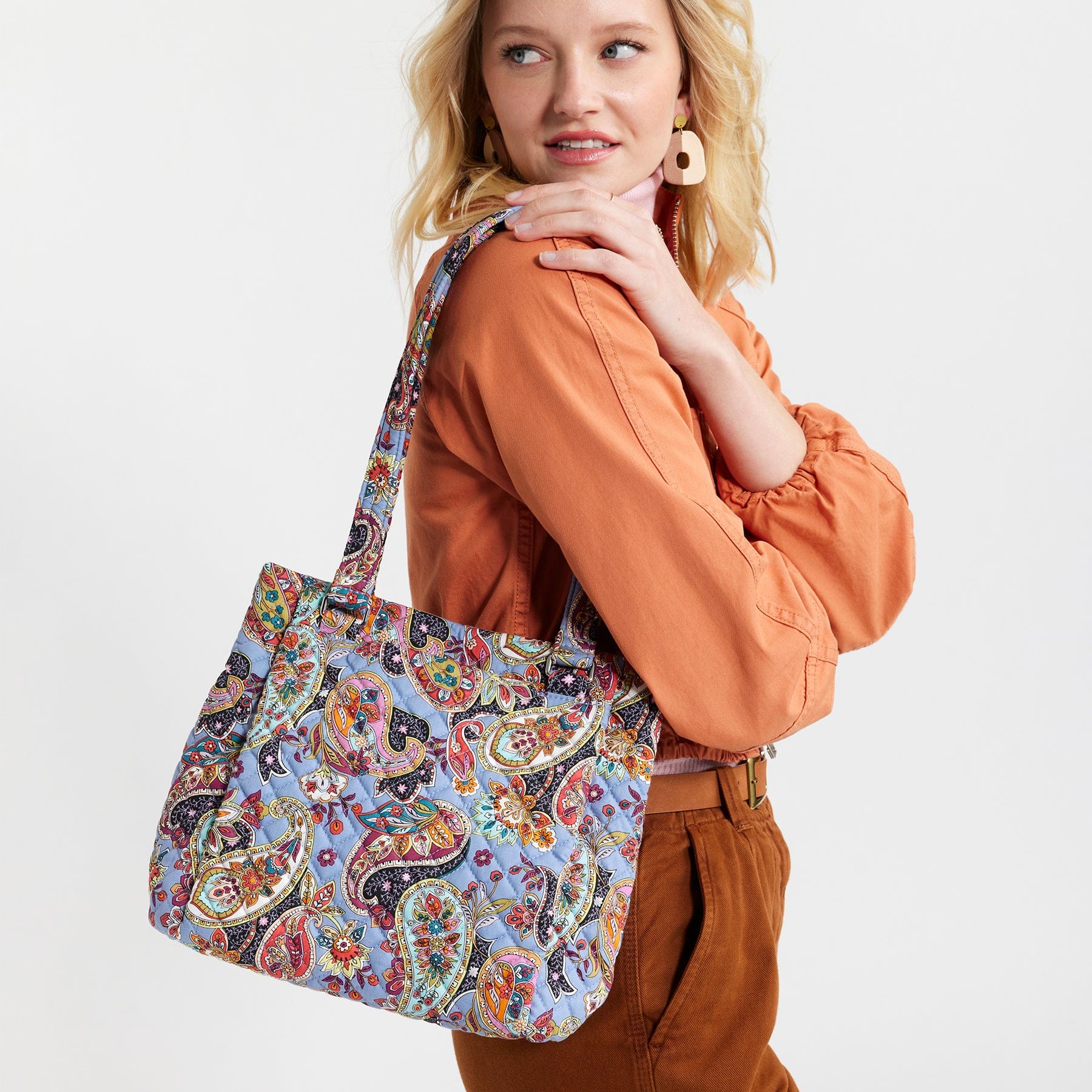 Multi-Compartment Shoulder Bag