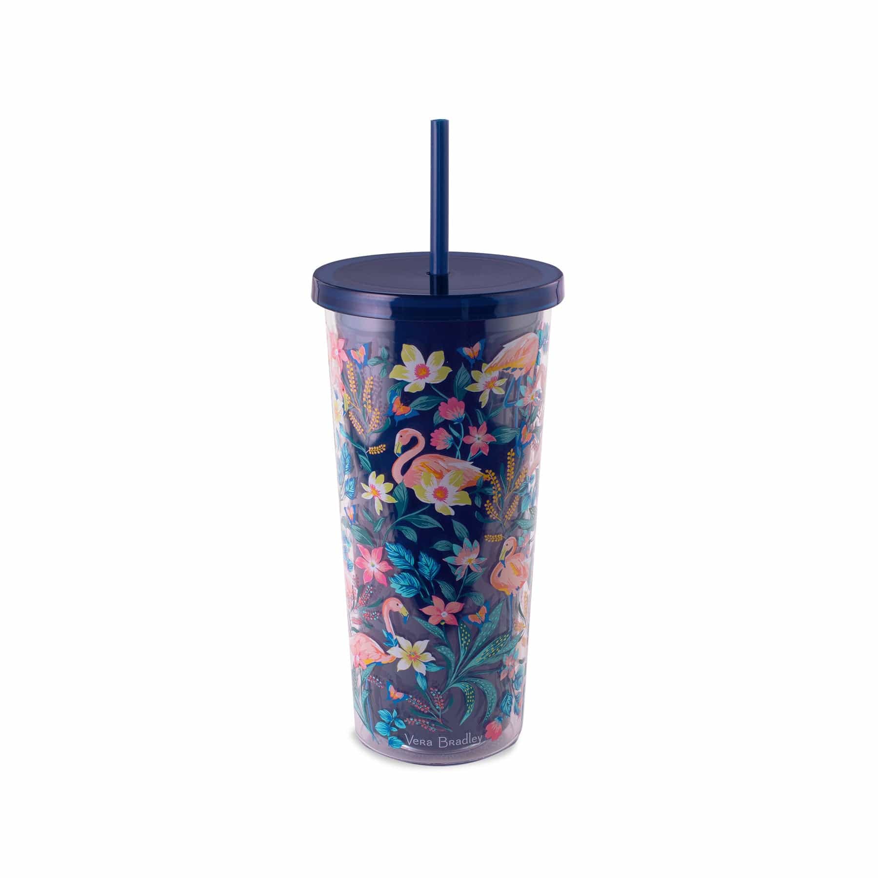 Double Wall Tumbler with Straw