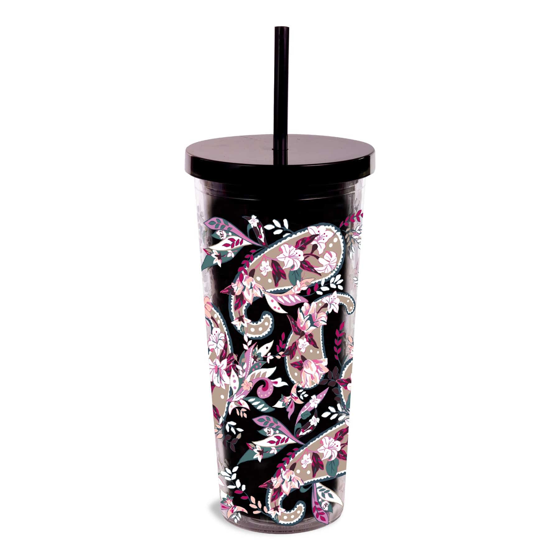 Double Wall Tumbler with Straw