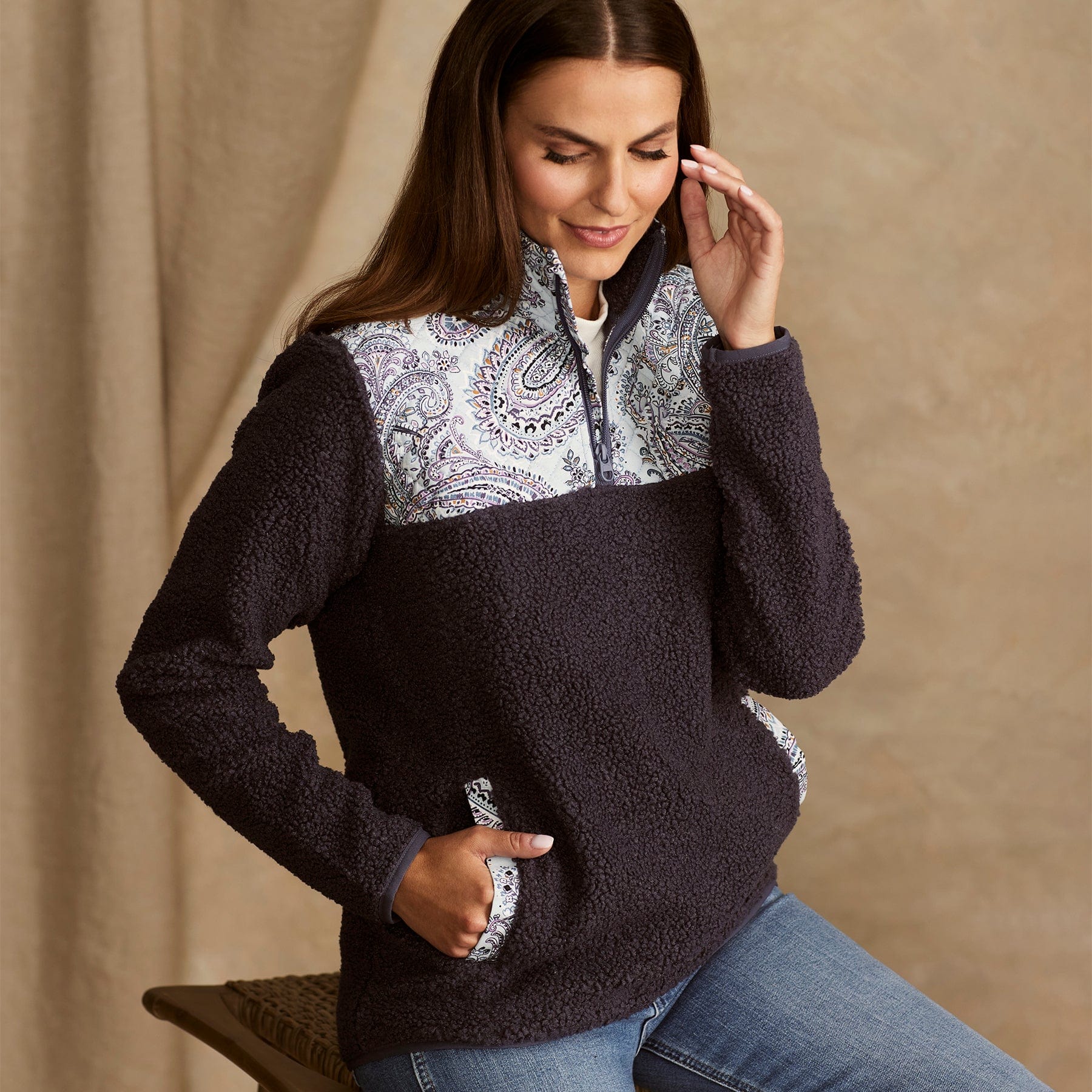 Teddy Fleece Pullover