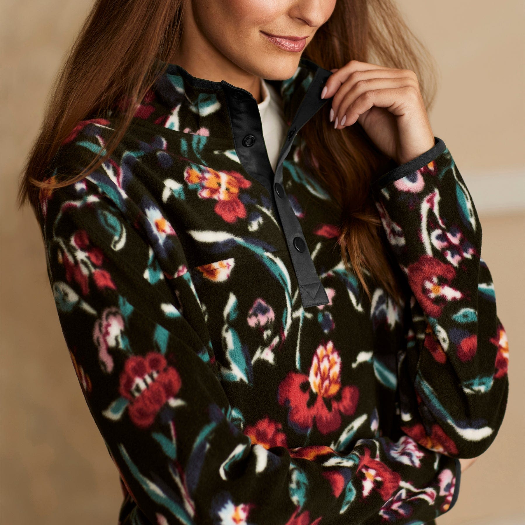 Sporty Fleece Pullover