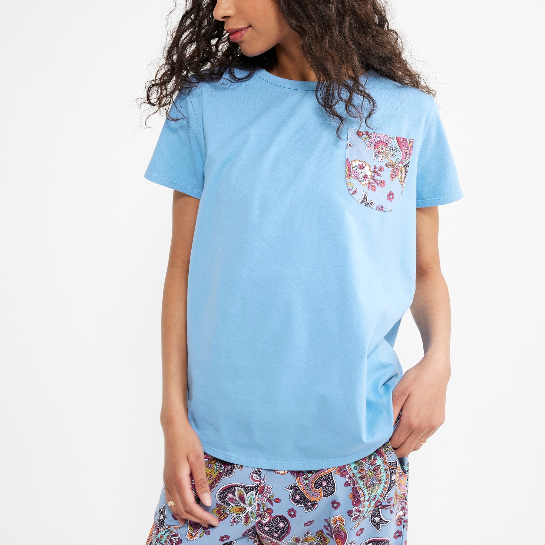 Short-Sleeved Pajama Tee