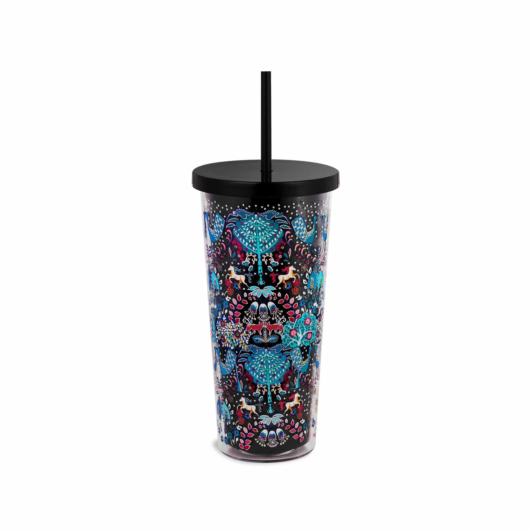 Double Wall Tumbler with Straw