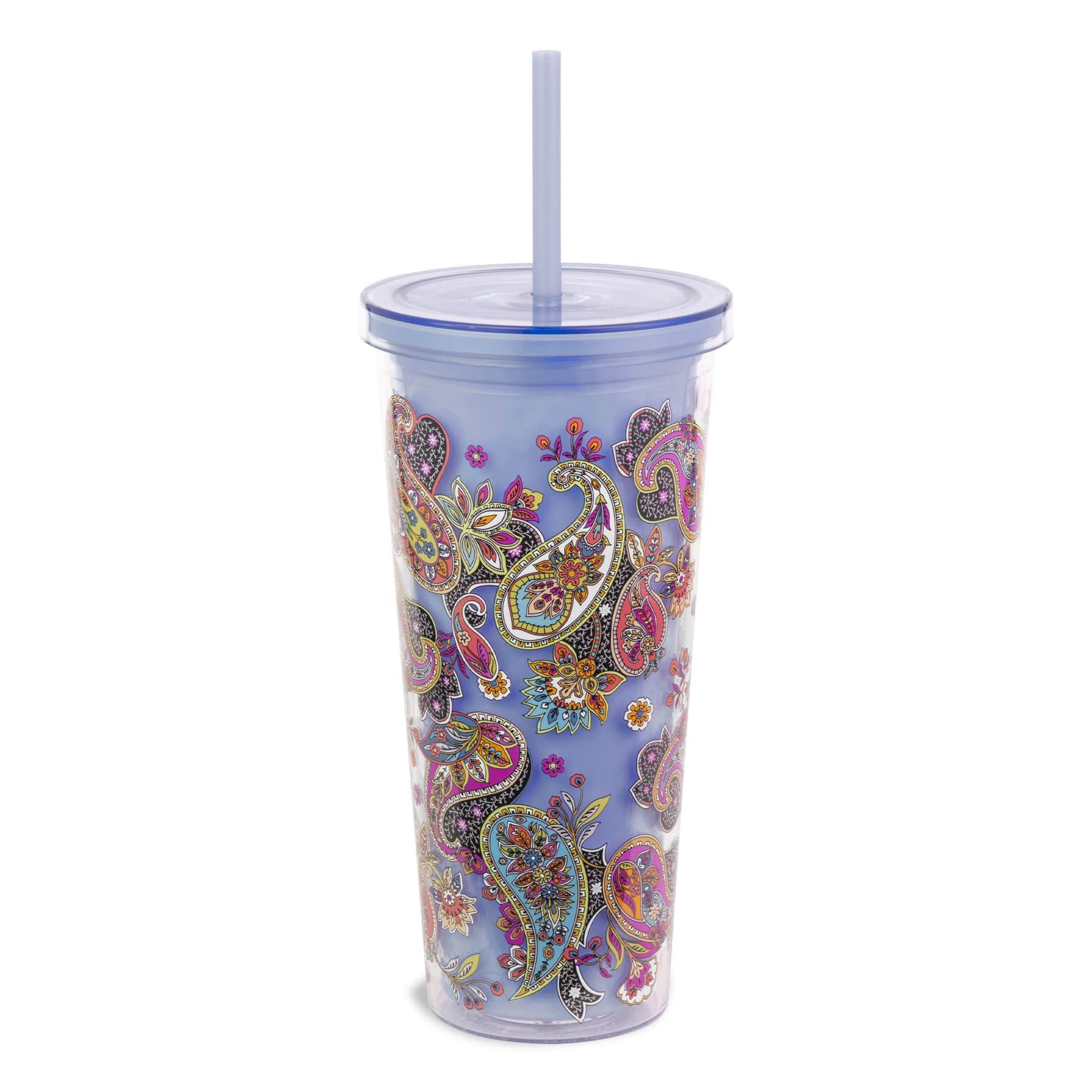 Double Wall Tumbler with Straw