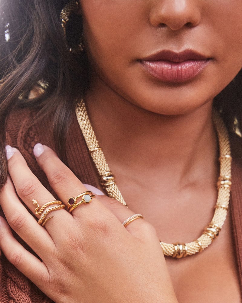 Phoenix Wrap Ring in Vintage Gold