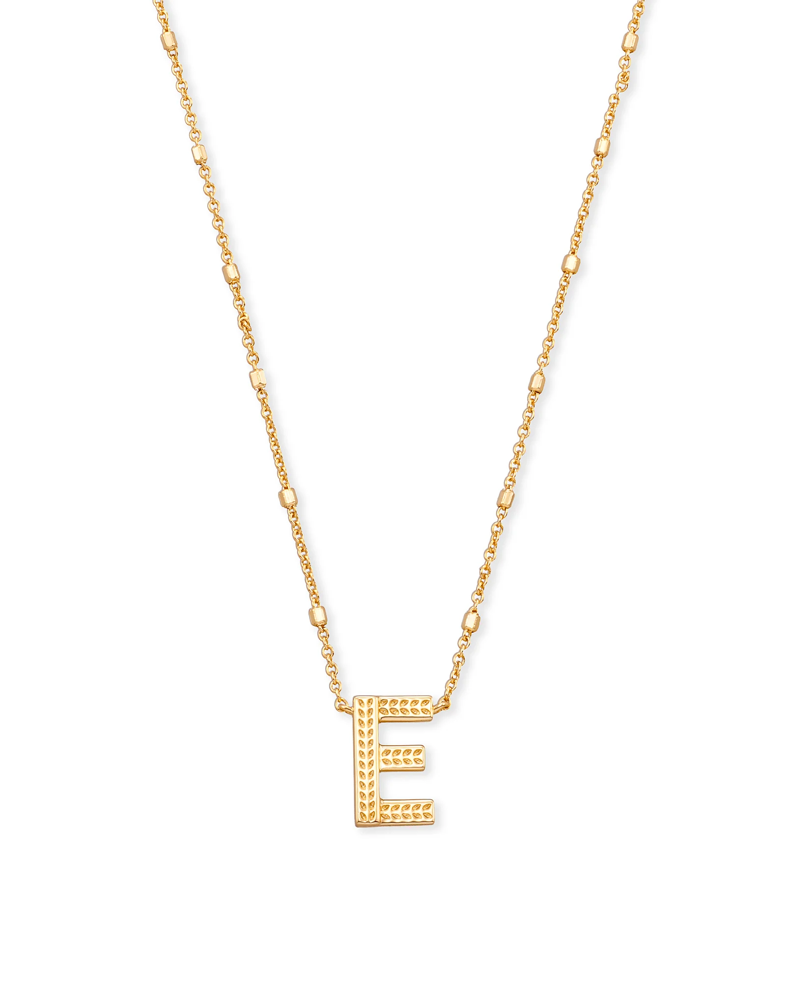 Letter A-Z Pendant Necklace in Gold