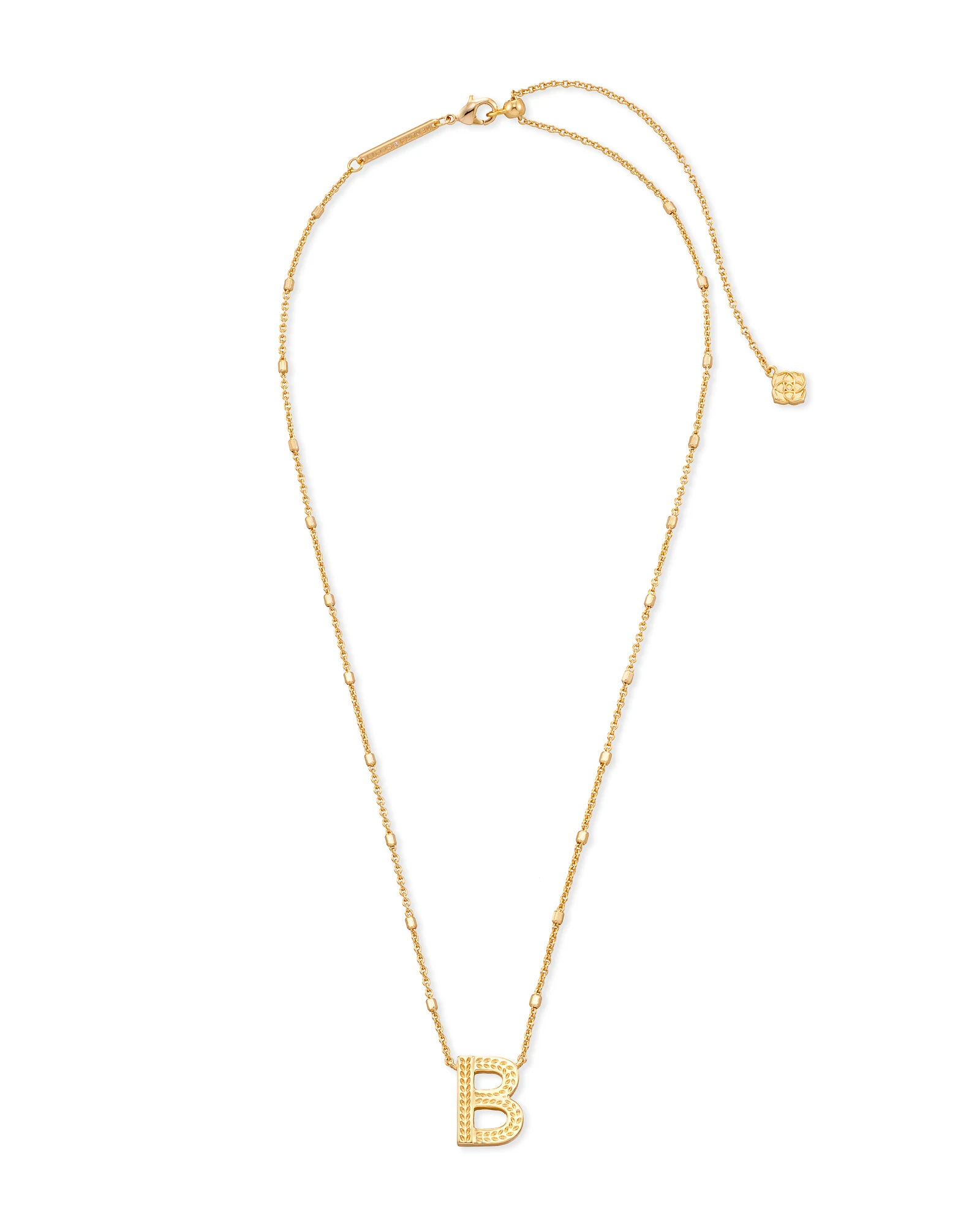 Letter A-Z Pendant Necklace in Gold