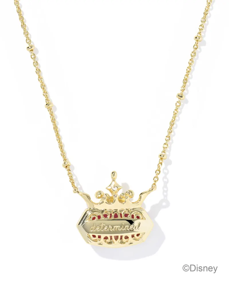 Disney | Kendra Scott Elisa Princess Gold Short Pendant Necklace