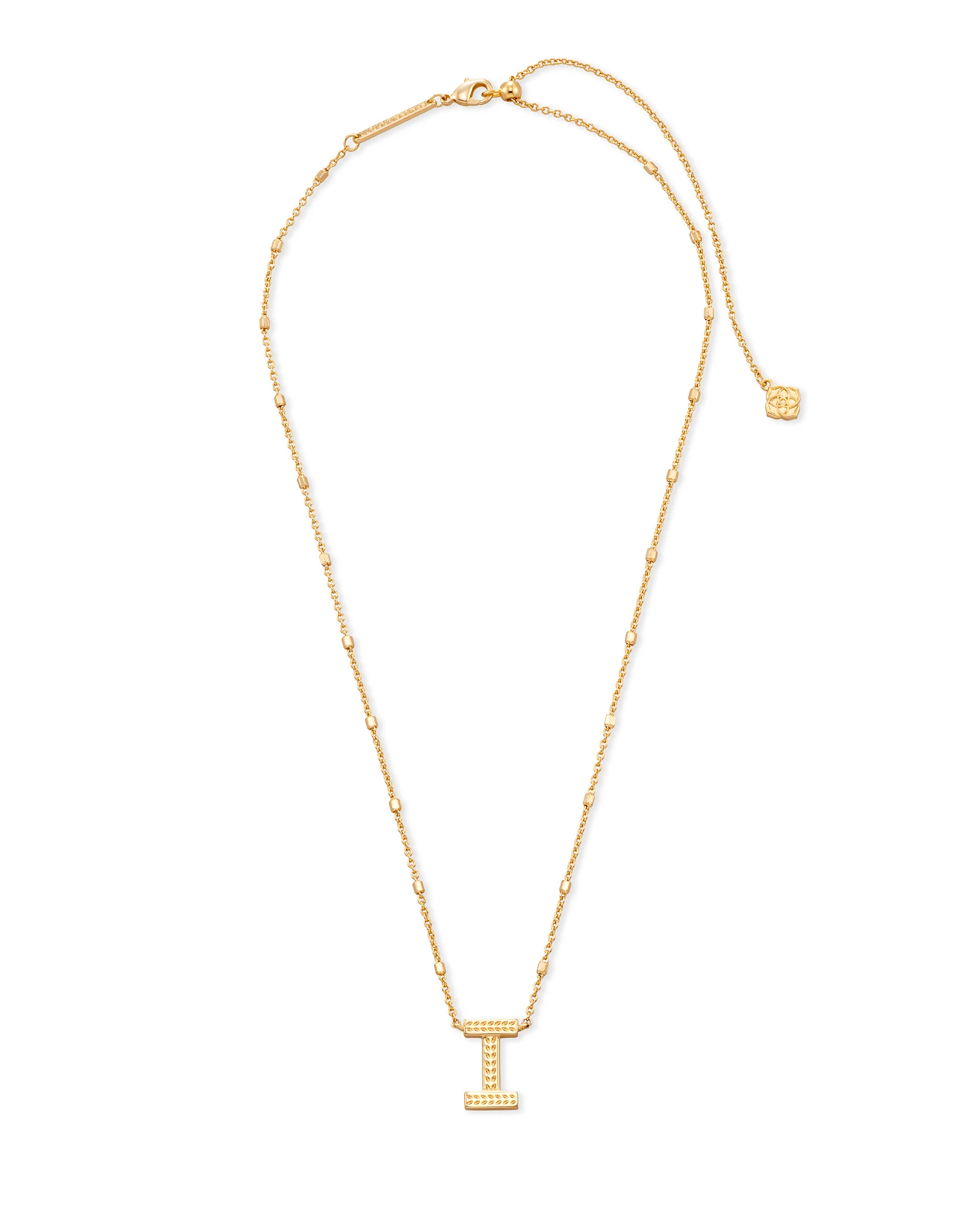 Letter A-Z Pendant Necklace in Gold