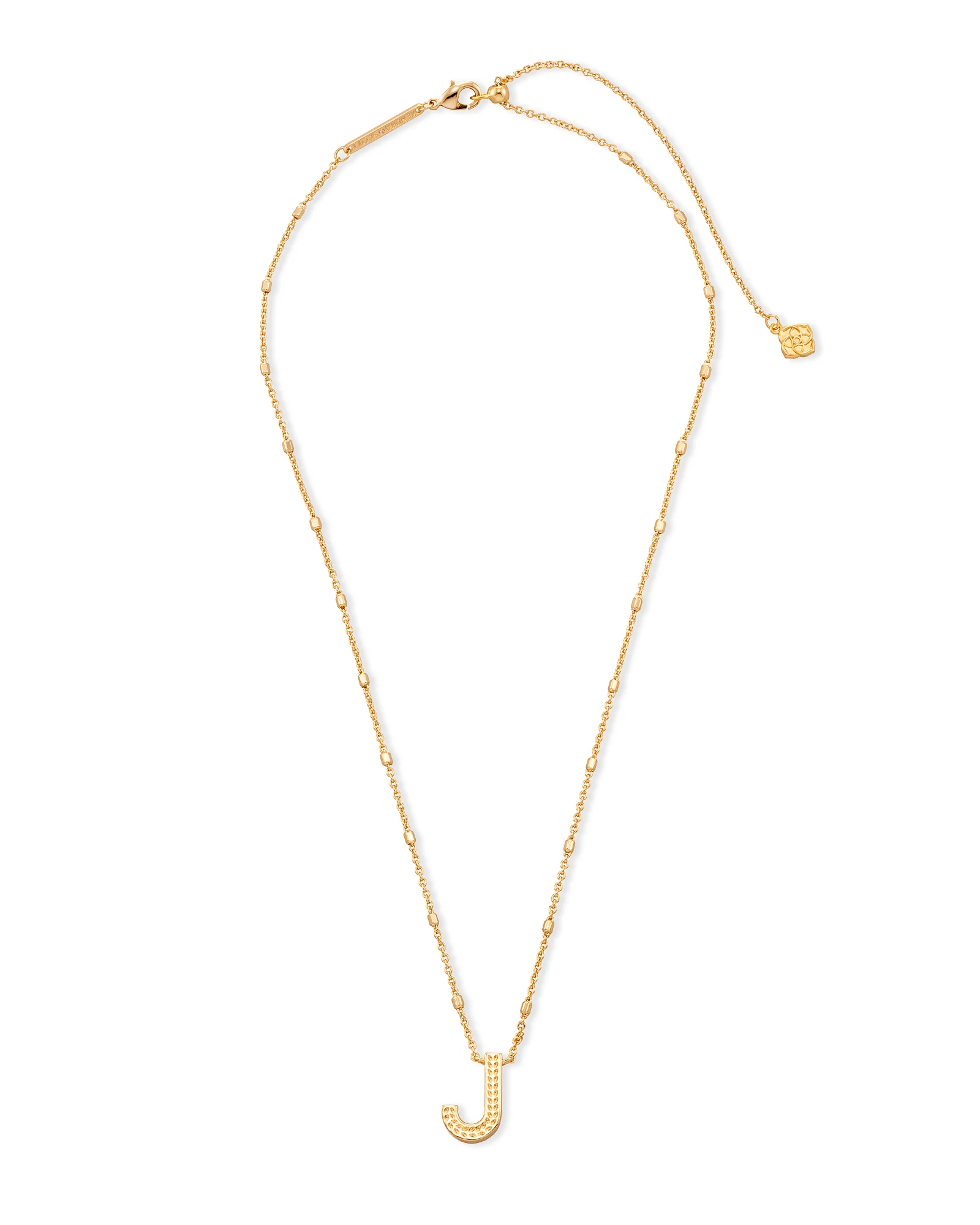 Letter A-Z Pendant Necklace in Gold