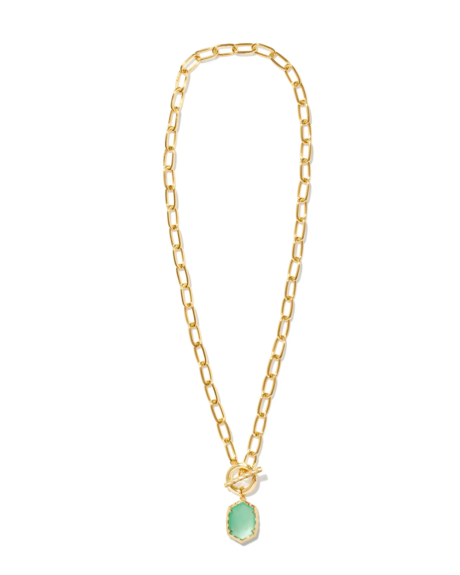 Daphne Convertible Gold Link and Chain Necklace in Light