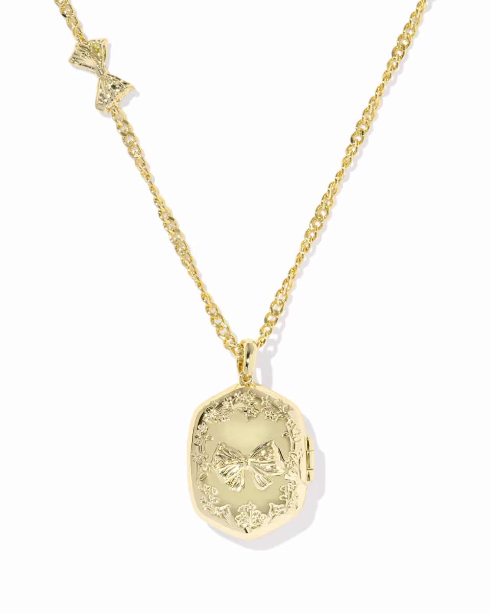 Kendra Scott x LoveShackFancy Daphne Gold Locket Necklace