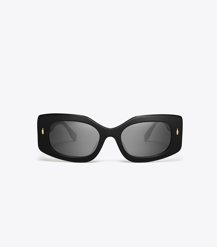 MILLER PUSHED RECTANGLE SUNGLASSES