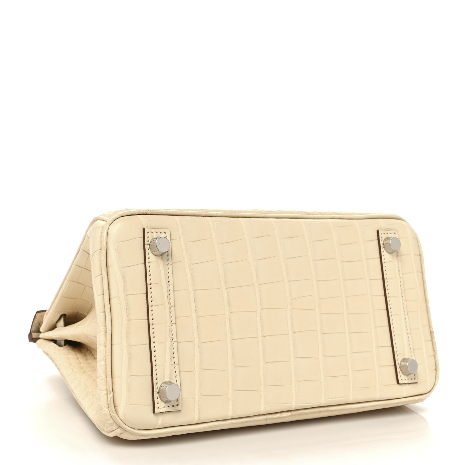 Matte Alligator Birkin 25 Vanille