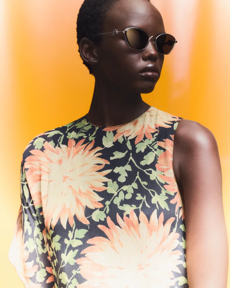 Miss Z Metal Cat-Eye Sunglasses