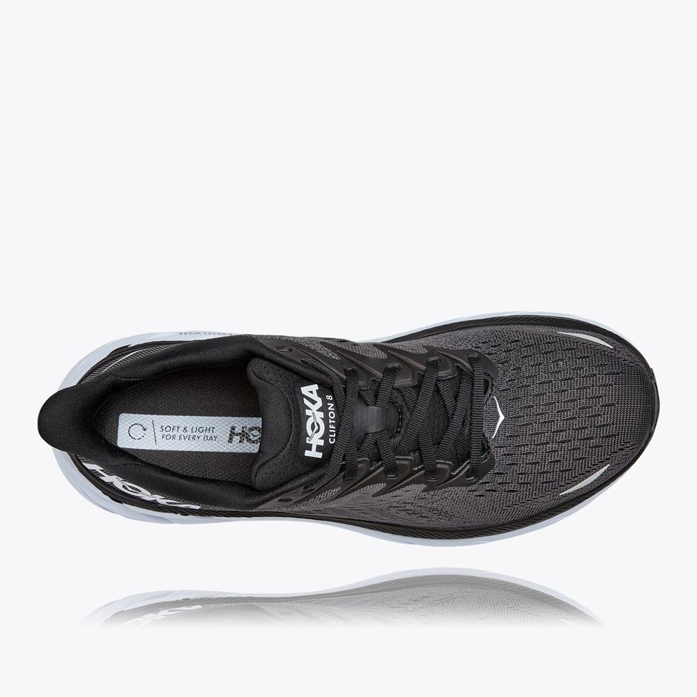 Women's Clifton 8 - Black / White