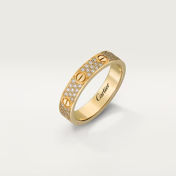 LOVE RING, SMALL MODEL, PAVED