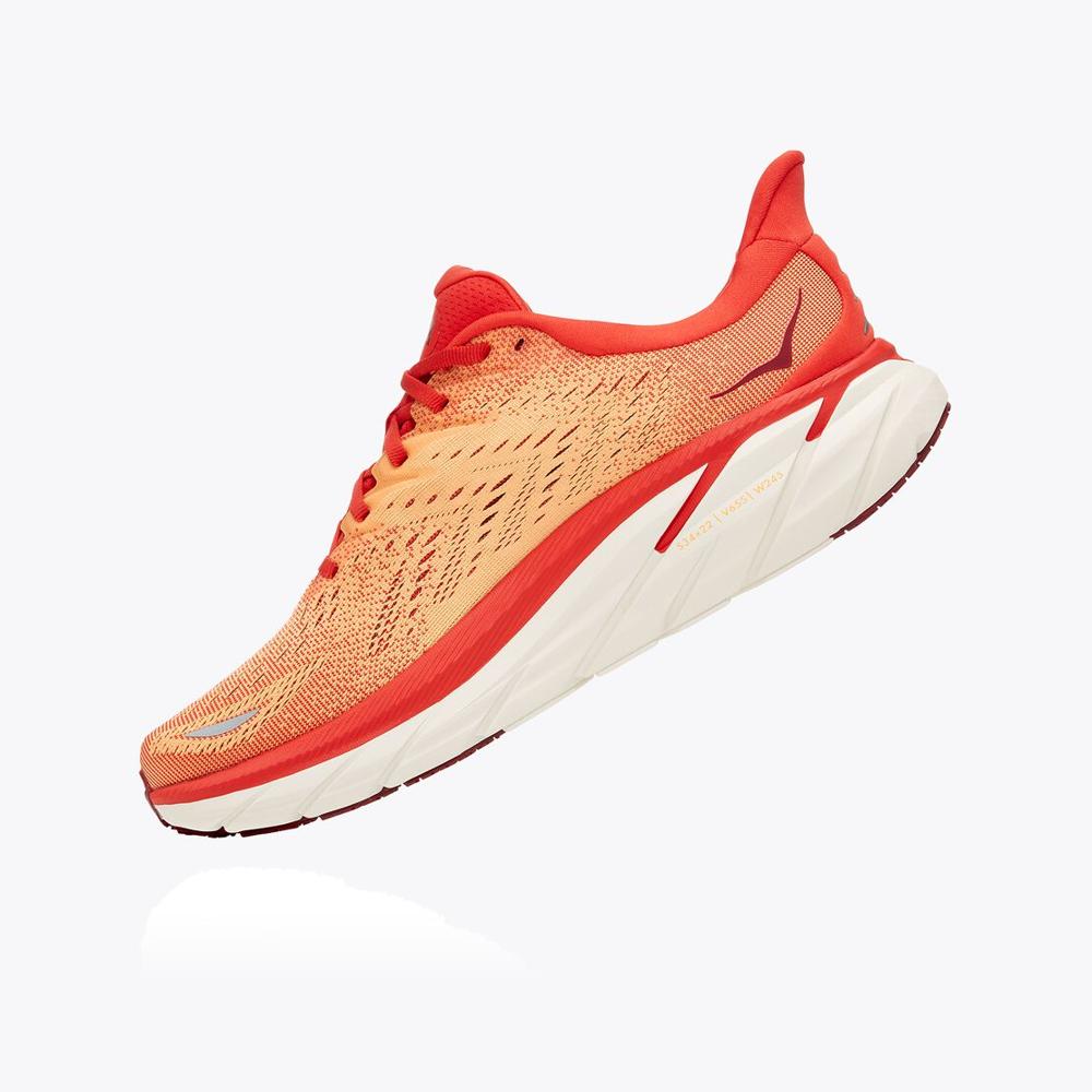 Women's Clifton 8 - Fiesta / Blazing Orange
