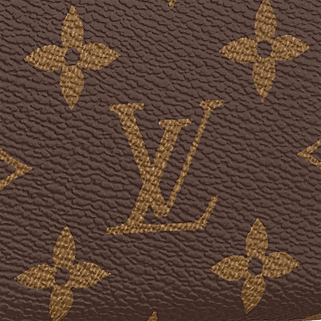 Monogram Canvas Clemence Wallet M60742 Fuchsia