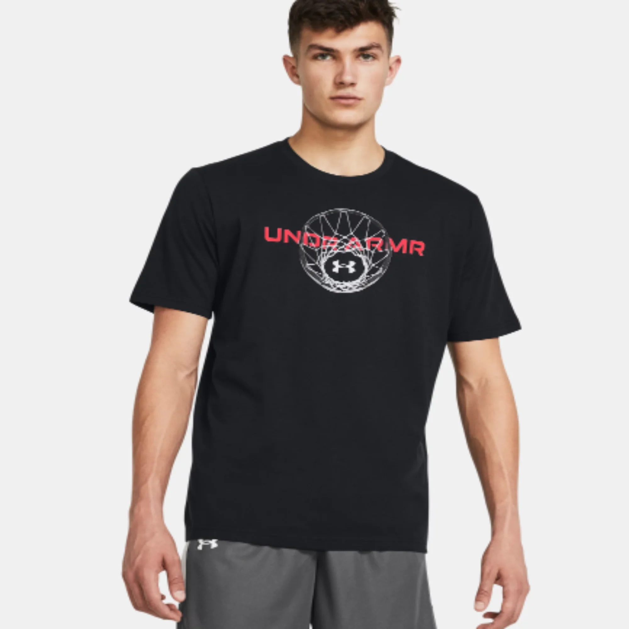 Men's   Basketball Net Wordmark Short Sleeve