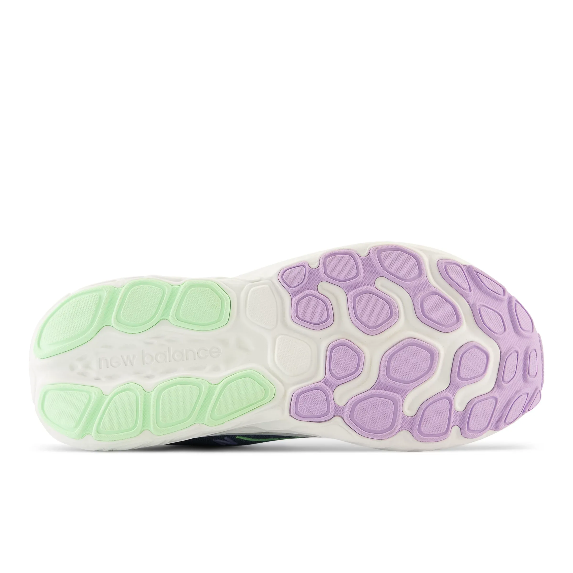 Fresh Foam X Evoz v3 - Arctic Grey with Green Aura and Cyber Lilac