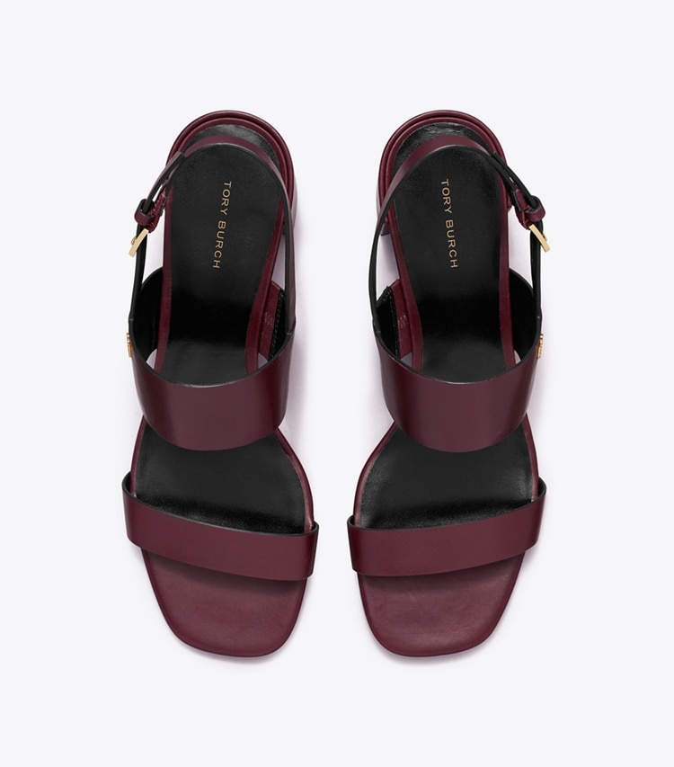 DOUBLE T HEELED SANDAL