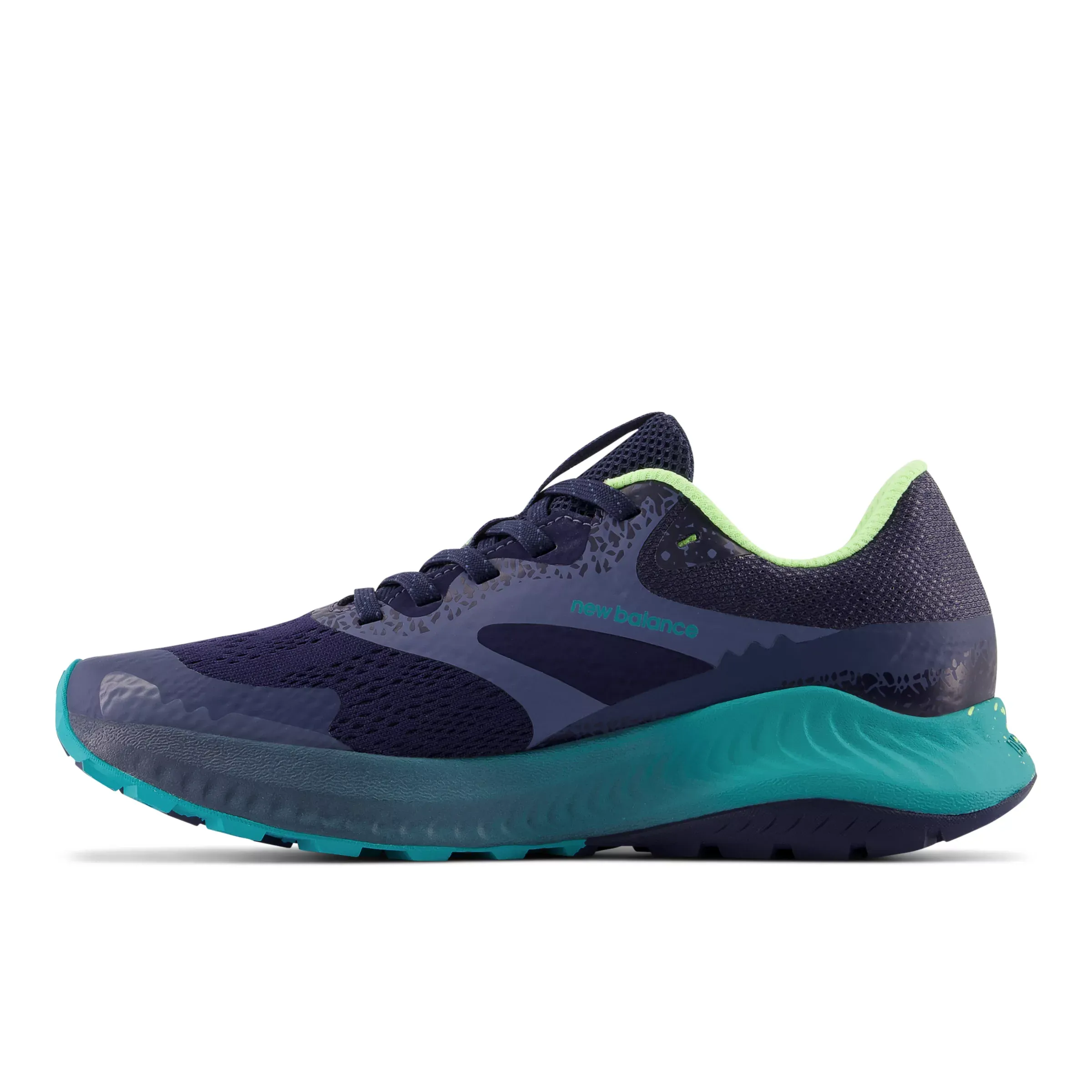 DynaSoft Nitrel v5 GTX - Natural Indigo with Electric Teal and Bleached Lime Glo