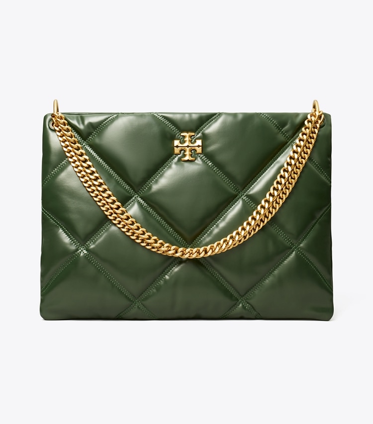 KIRA DIAMOND QUILT CONTRAST STITCH SATCHEL