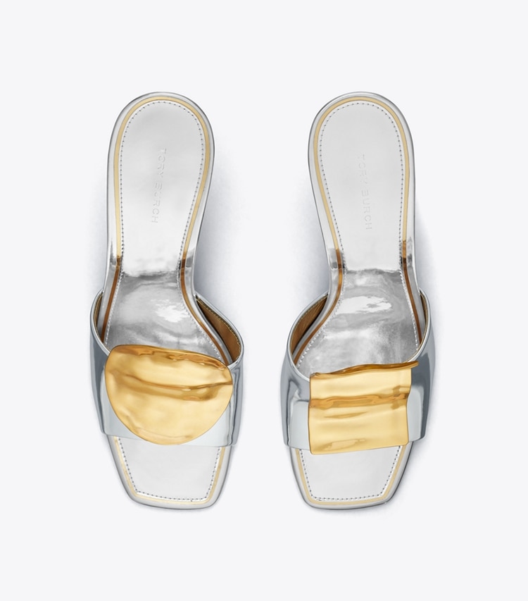 PATOS MISMATCHED HEELED MULE
