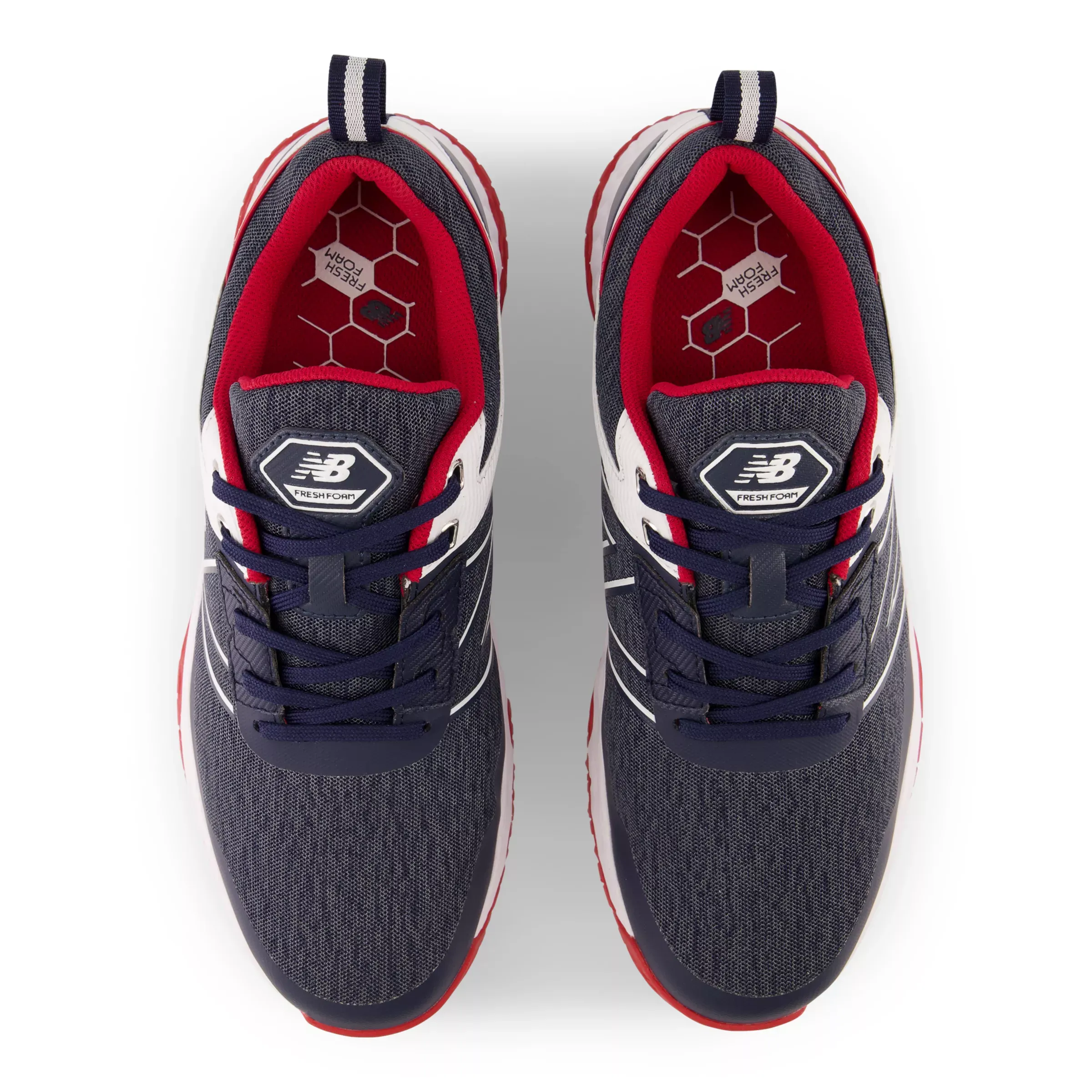 Fresh Foam Contend Golf Shoes - Navy with Red