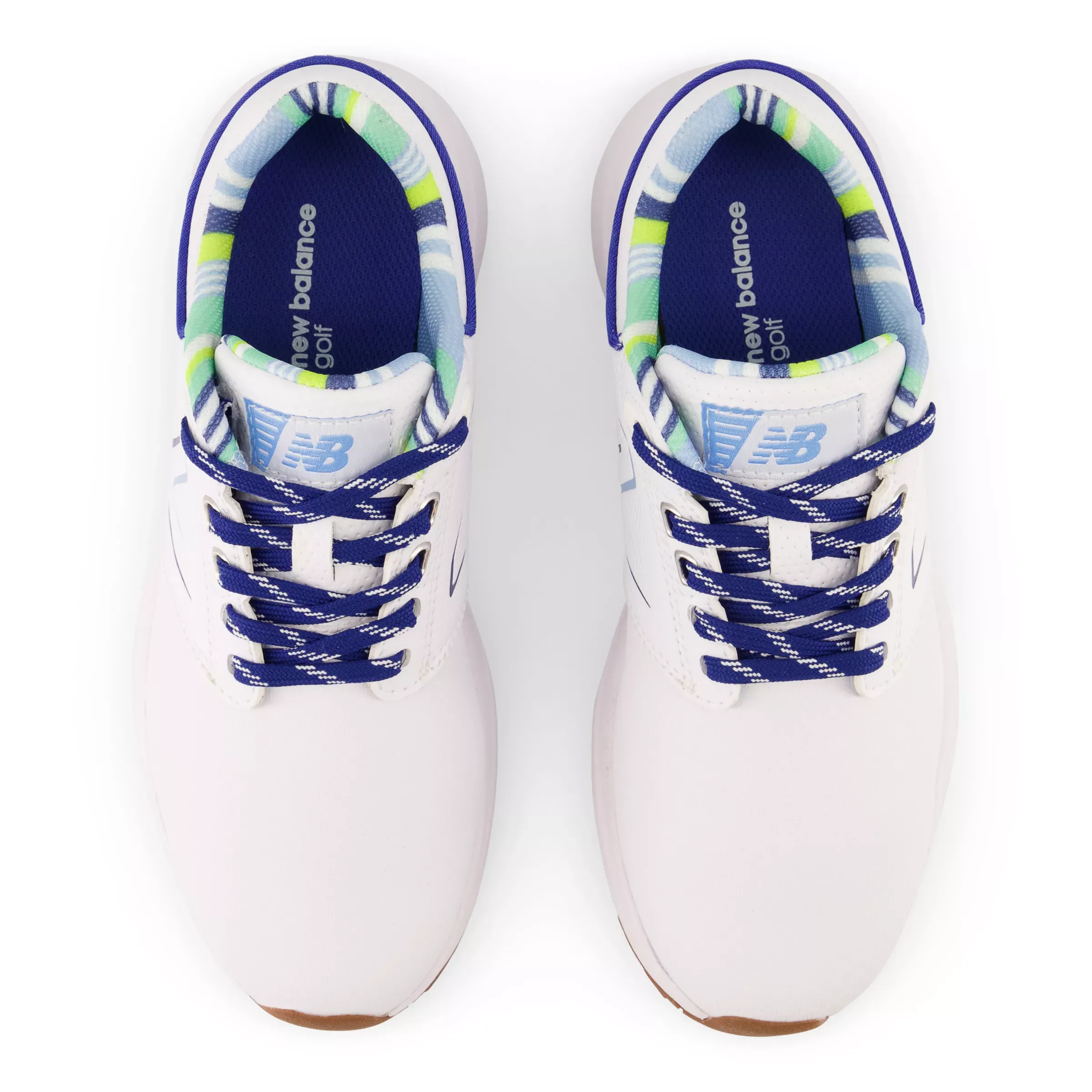 Brighton Golf Shoes - White with Blue