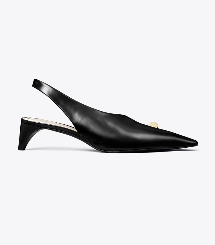 PIERCED SLINGBACK HEEL