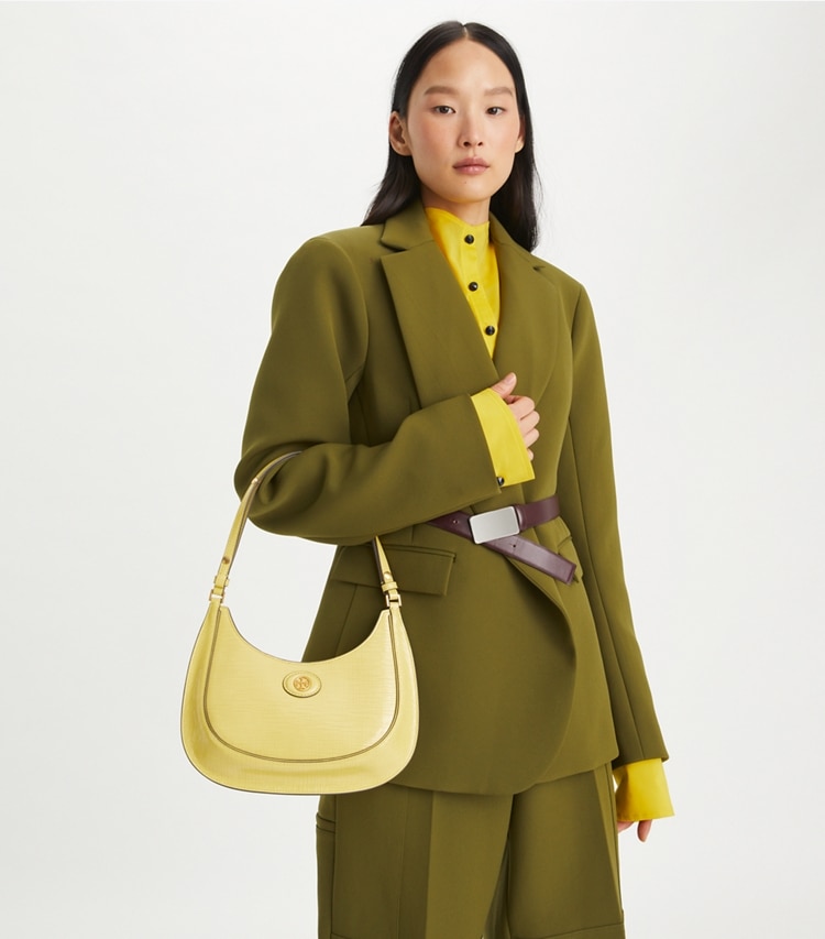 ROBINSON SPAZZOLATO CONVERTIBLE CRESCENT BAG