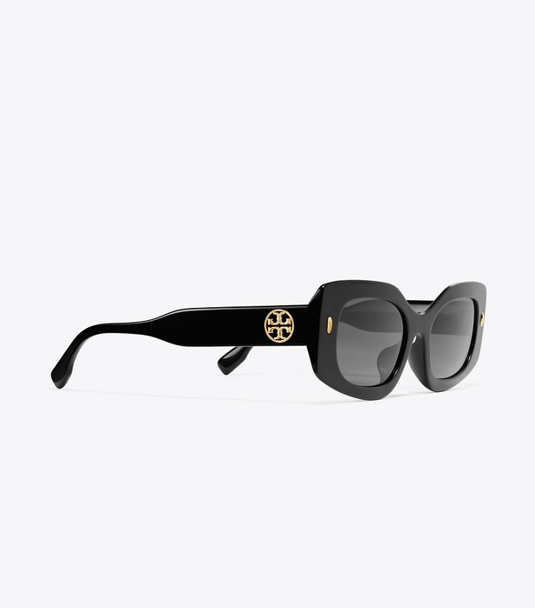 MILLER PUSHED RECTANGLE SUNGLASSES