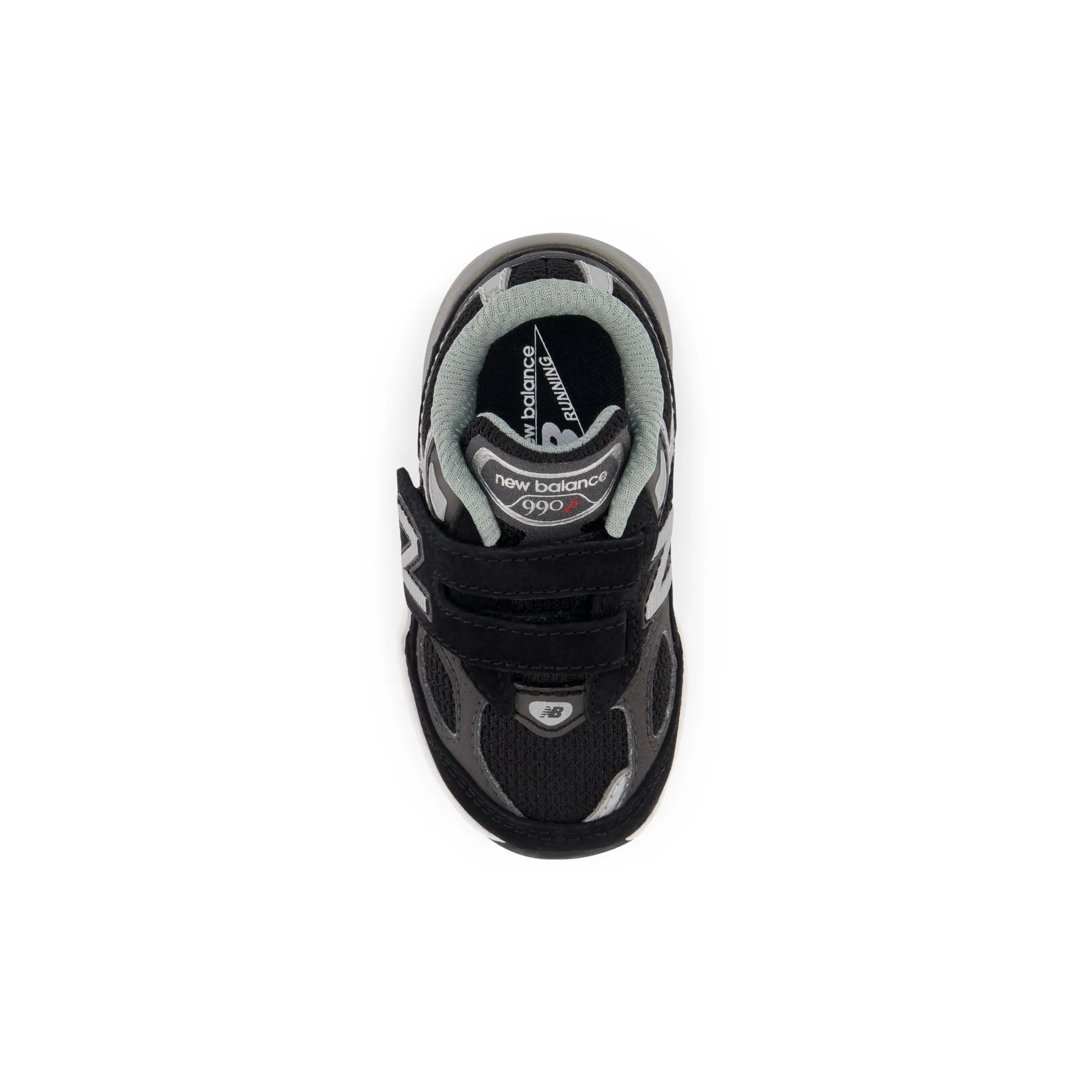 990v6 Hook and Loop - Black with Silver