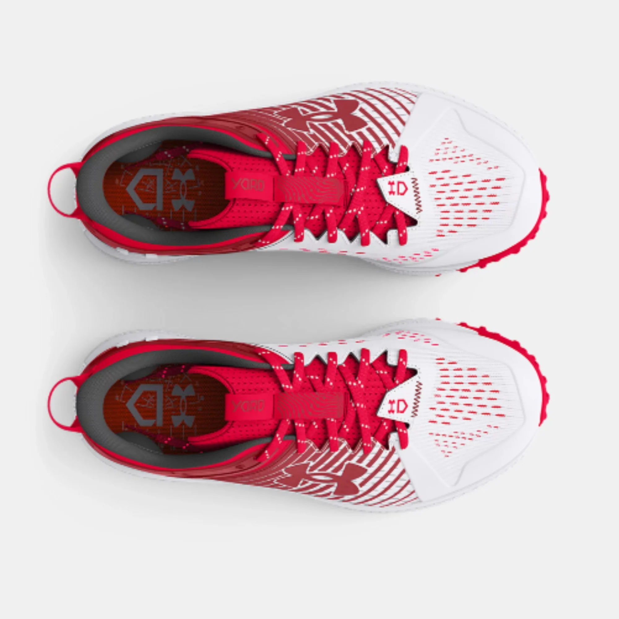 Men's   Yard Turf Baseball Shoes 'Red White