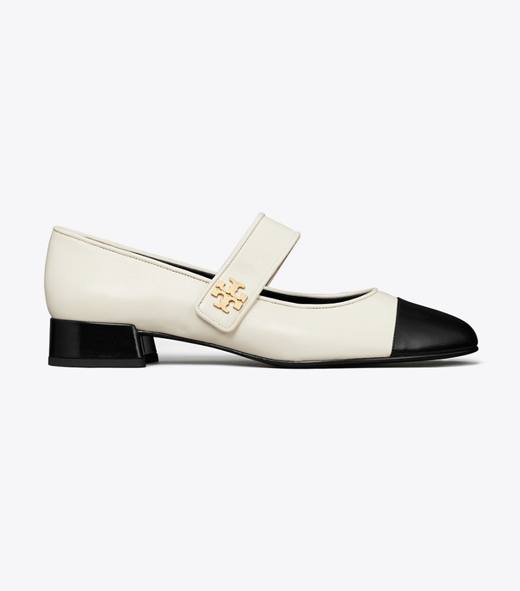 CAP-TOE MARY JANE HEEL BALLET