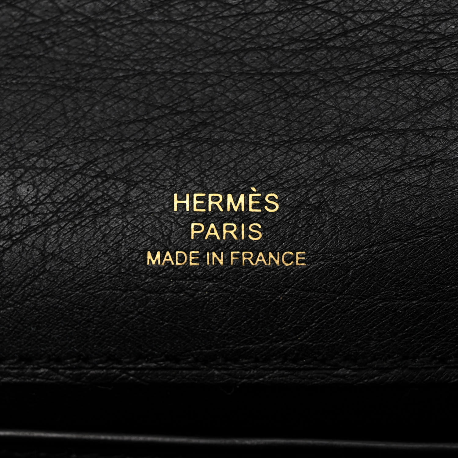 Ostrich Kelly Pochette Black