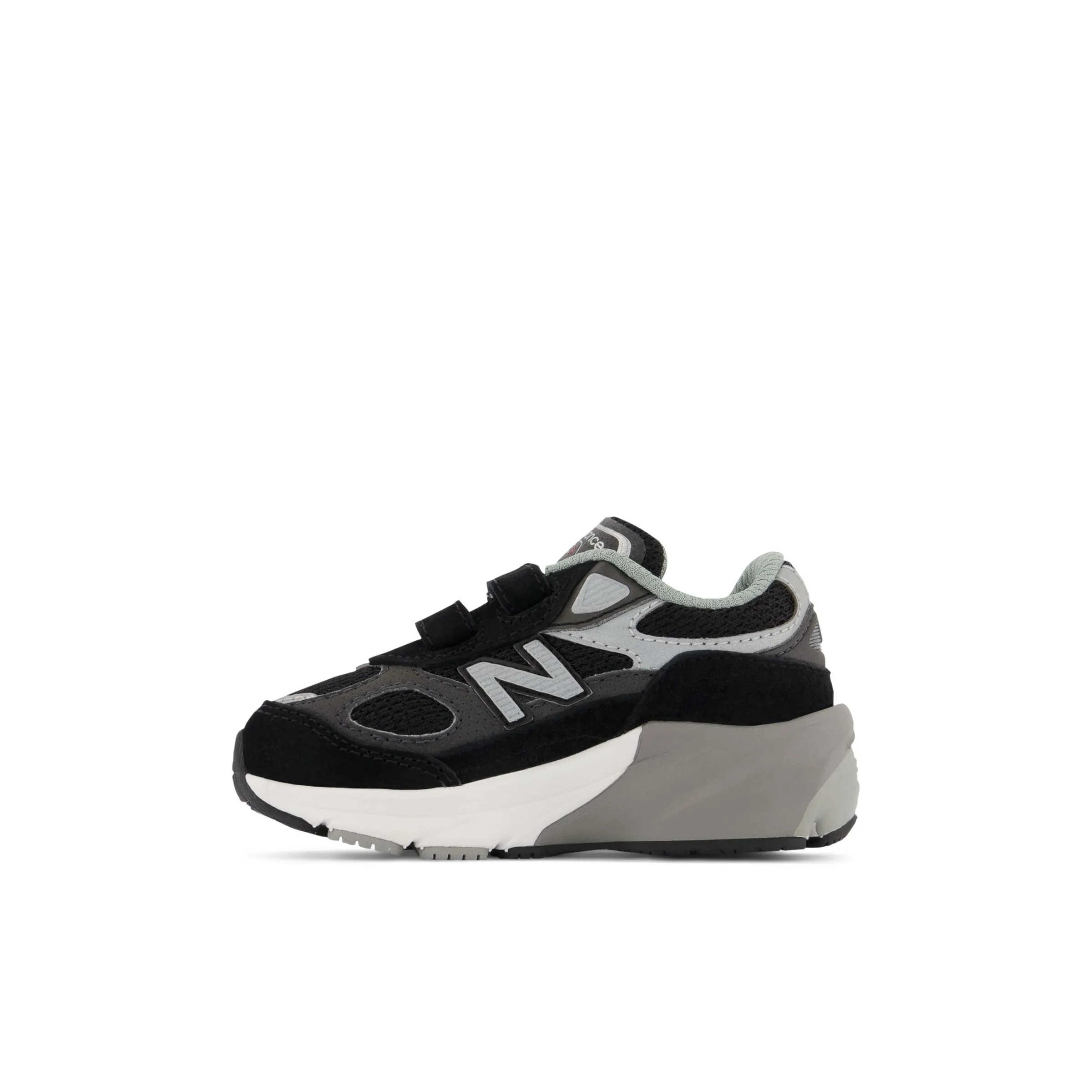 990v6 Hook and Loop - Black with Silver