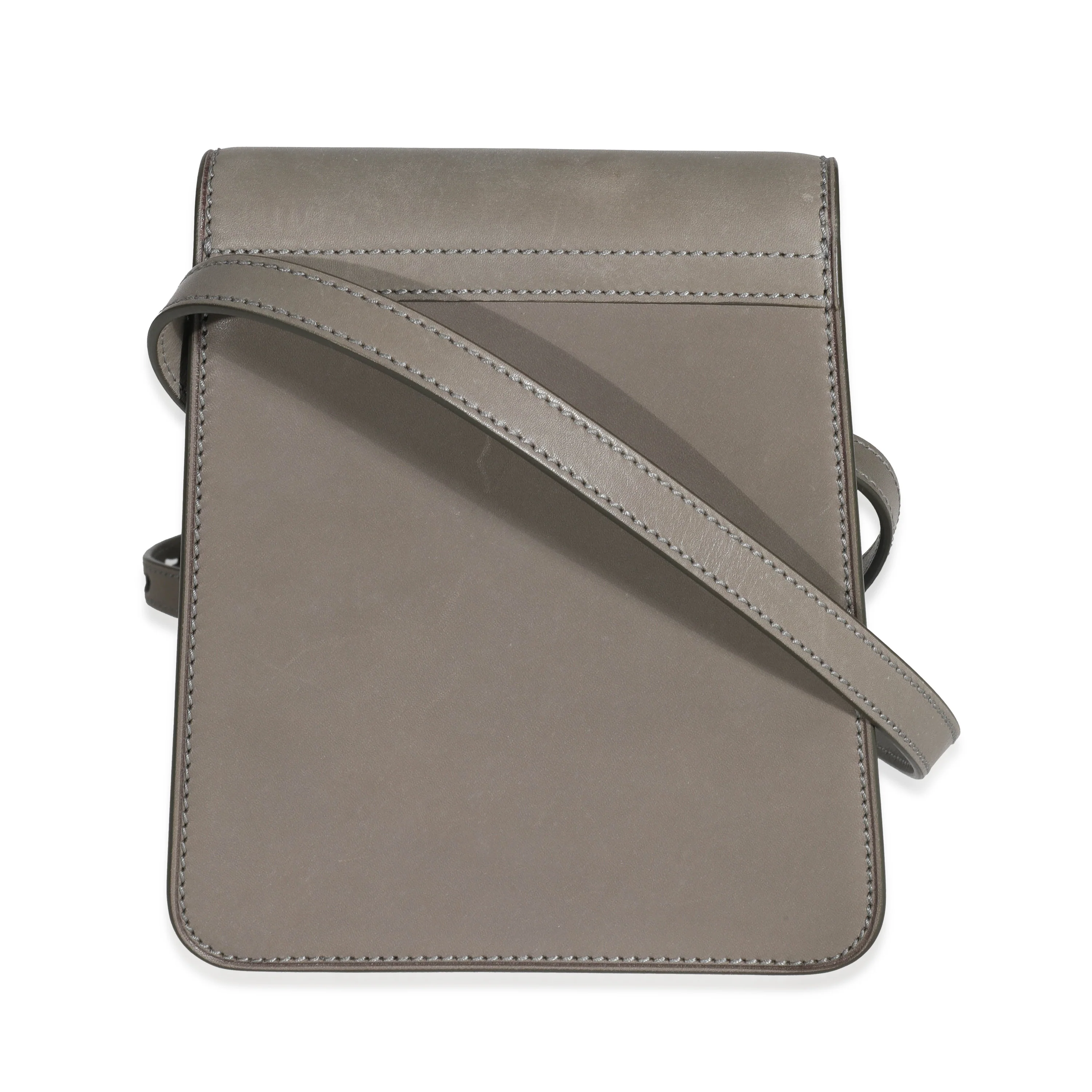 Saint Laurent Grey Leather North South Kaia Satchel