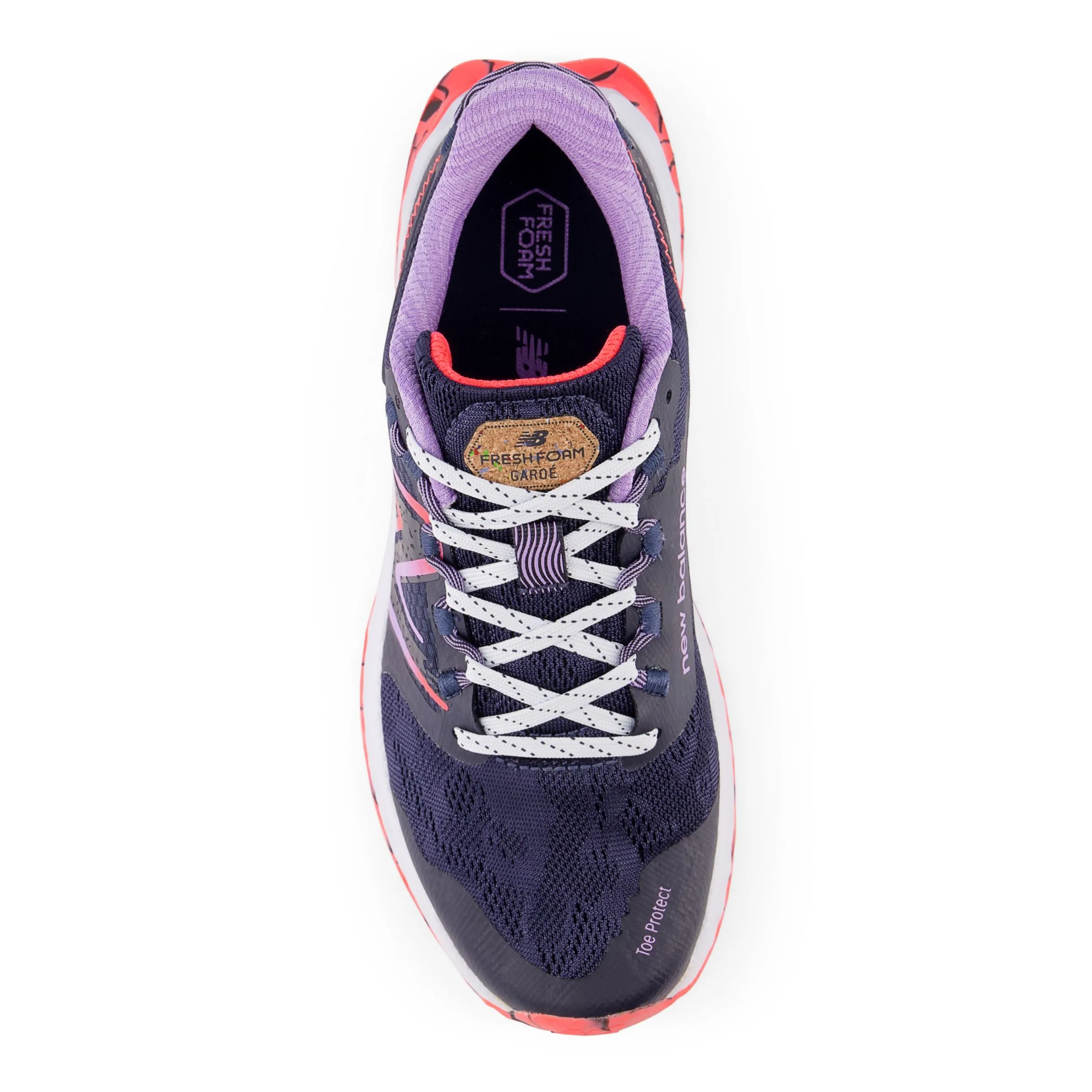 Fresh Foam Garoé - Natural Indigo with Electric Purple and Electric Red
