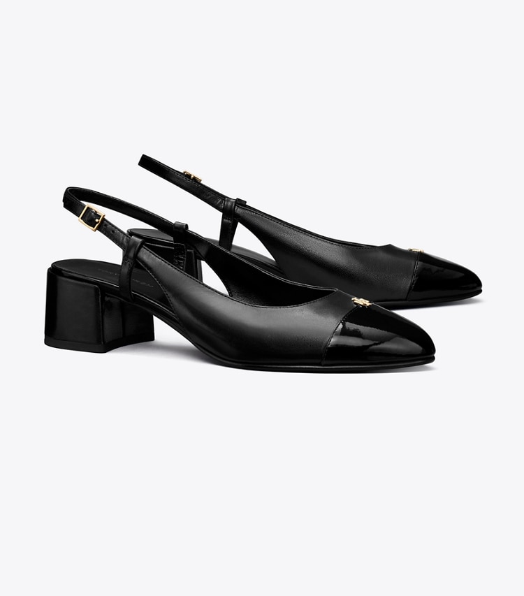 CAP-TOE SLINGBACK PUMP