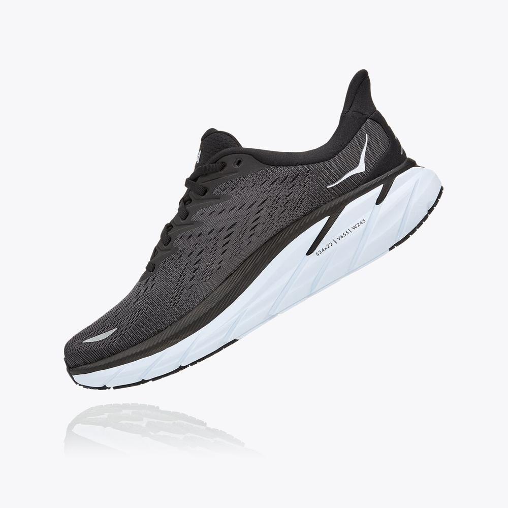 Women's Clifton 8 - Black / White