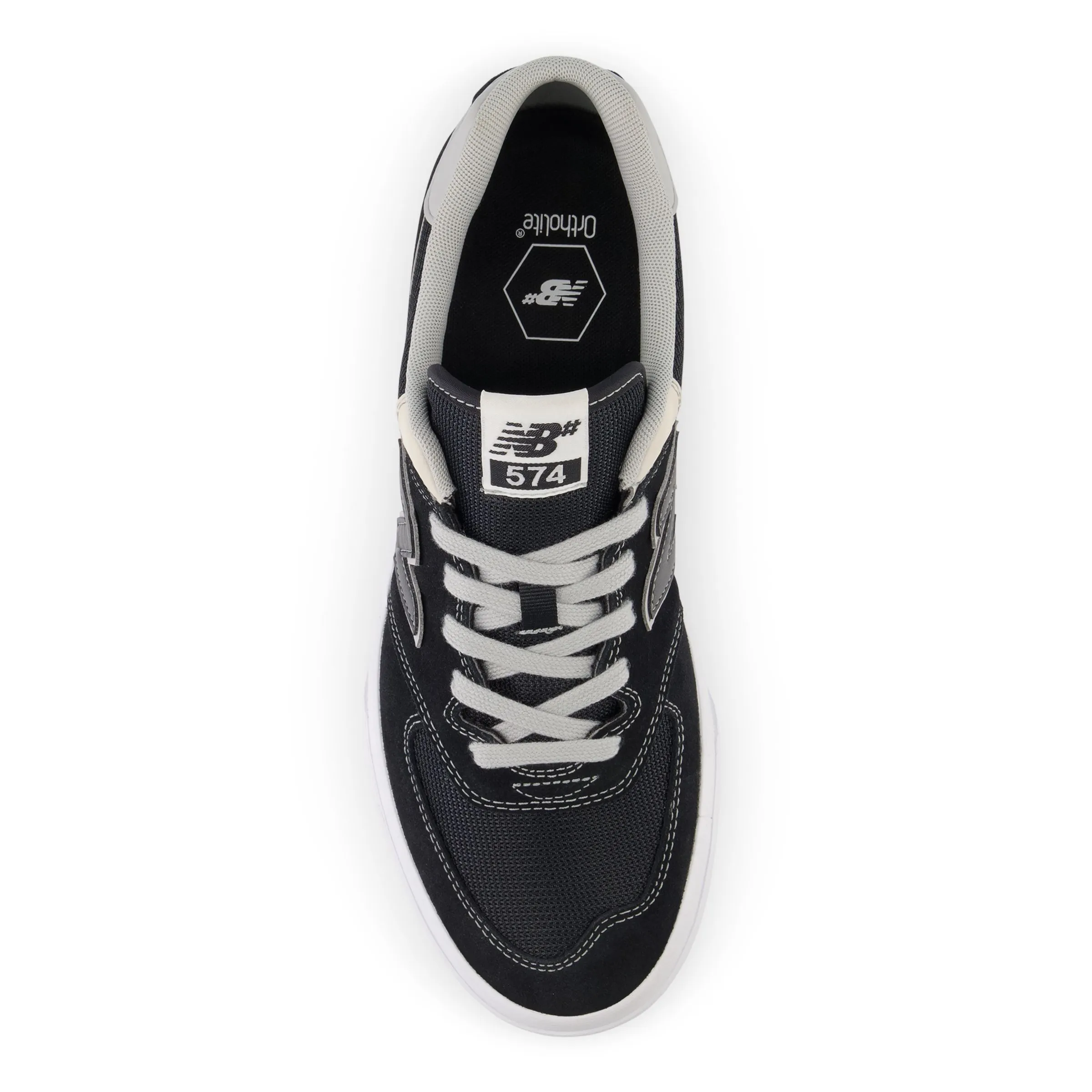 NB Numeric 574 Vulc - Black with Grey