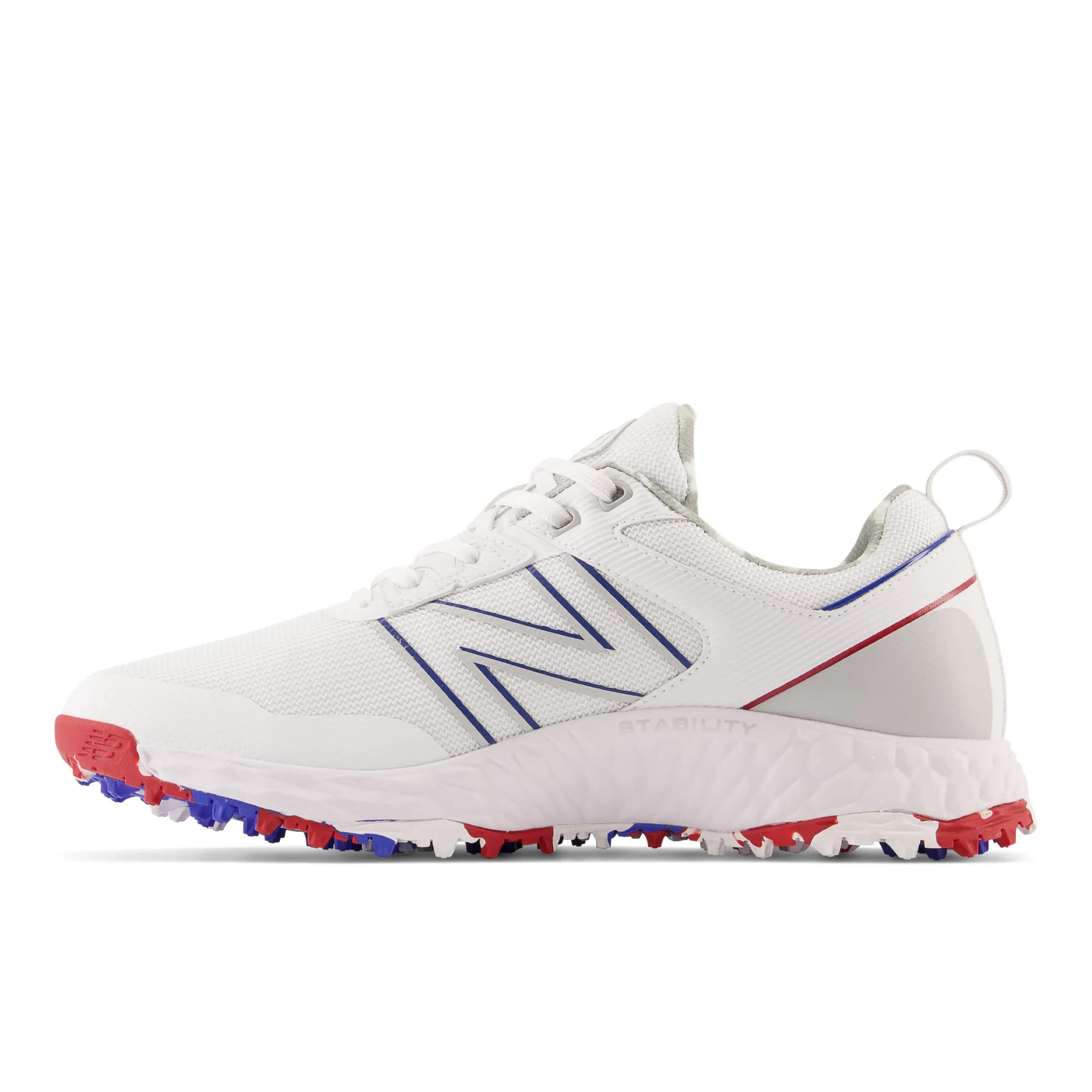 Fresh Foam Contend Golf Shoes - White with Blue