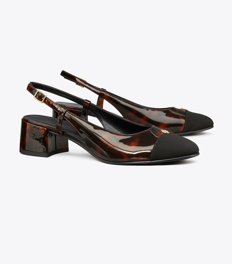 CAP-TOE SLINGBACK PUMP
