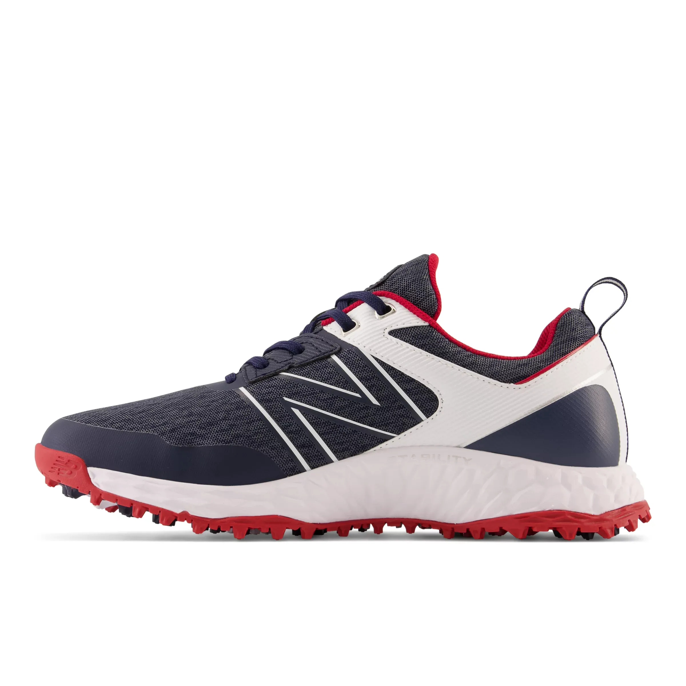 Fresh Foam Contend Golf Shoes - Navy with Red