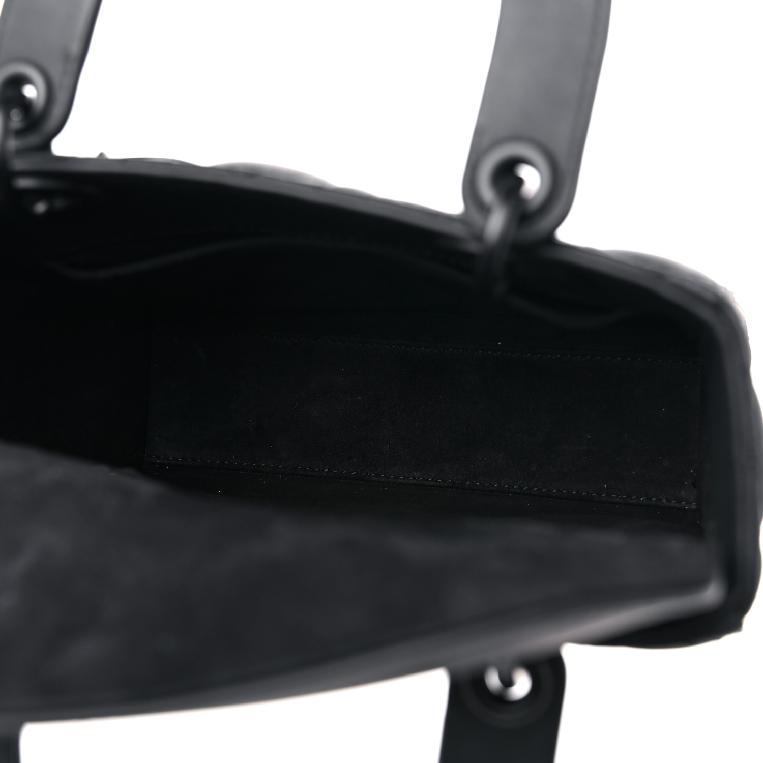 Ultra Matte Calfskin Cannage Small My ABC Lady Black