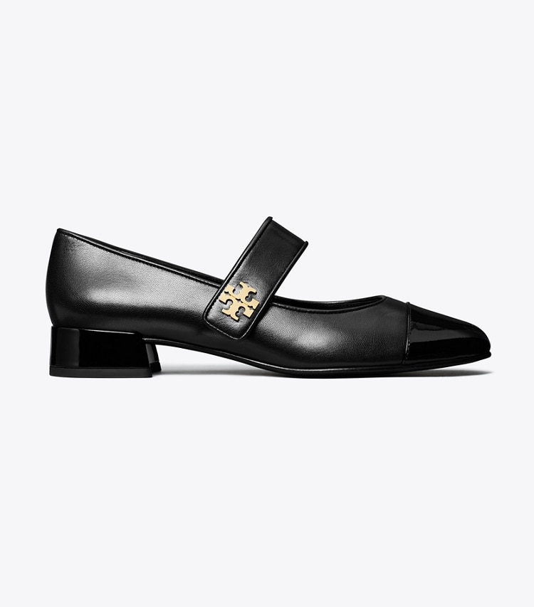 CAP-TOE MARY JANE HEEL BALLET